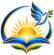 Daily Blessing Faith logo featuring an open Bible, sunrise, and dove